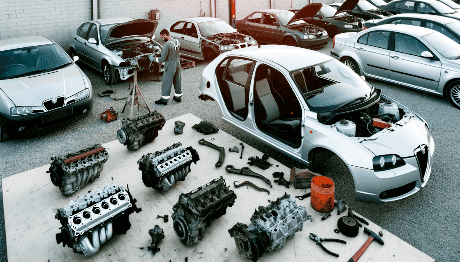 Alfa Romeo Car Wrecker Yard