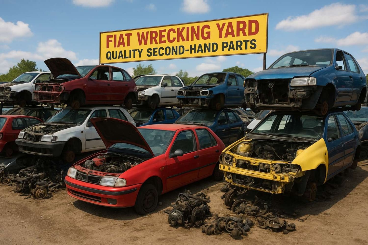 Fiat Wrecking Yard with Quality Second-Hand Parts